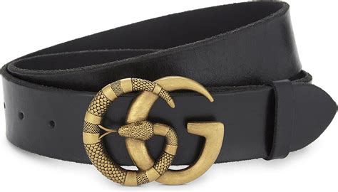 new gucci belt w gg snake buckle size 42-44|gucci snake belt men's.